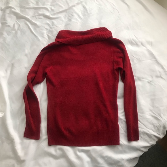 ❣️Carol Rose Burgundy Red Turtle Neck Sweater M - Picture 3 of 5